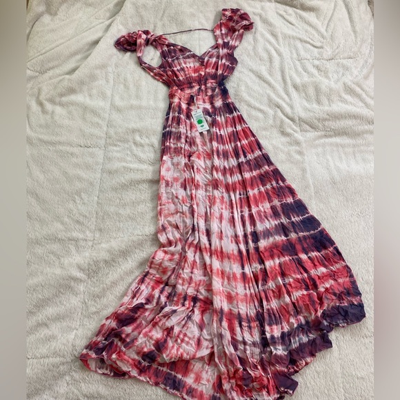 NWT Tieare Hawaii New Moon Tie Dye Maxi Dress - Picture 6 of 15